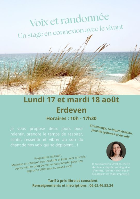 Stage Voix et Randonn&eacute;es