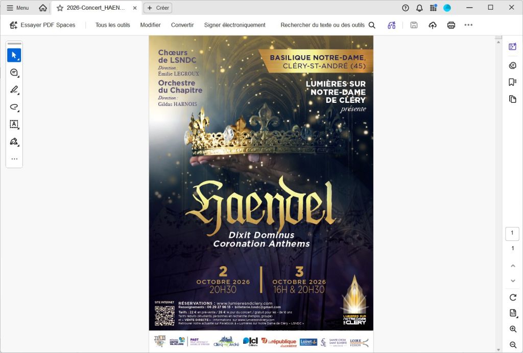 CONCERT HAENDEl