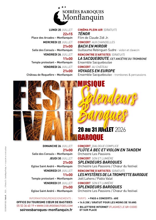 Festival Les Soir&eacute;es Baroques de Monflanquin : ...