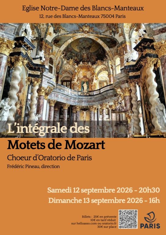 Mozart &agrave; N.D. des Blancs-Manteaux (12 et 13 se ...