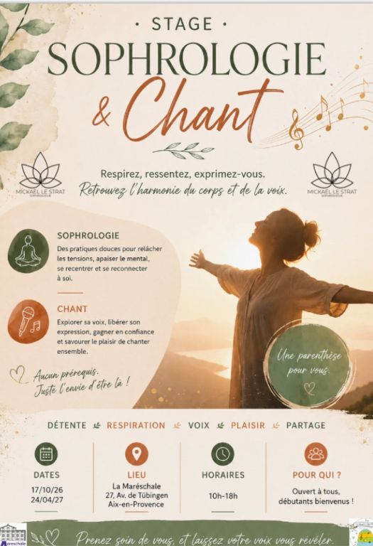 Stages de Sophrologie & Chant
