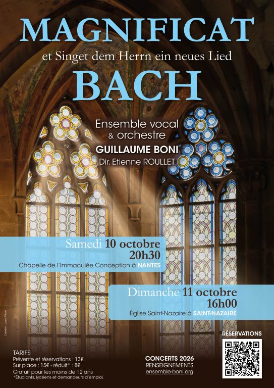 MAGNIFICAT de BACH par le Choeur et L'Orchestr ...