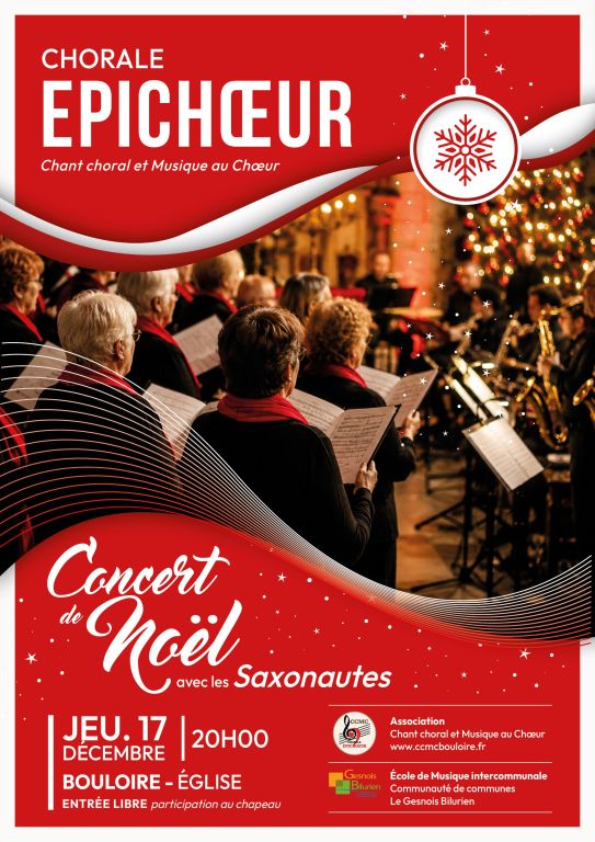 Epichoeur et les Saxonautes au concert de No&euml;l
