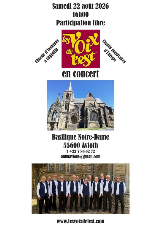 Concert &agrave; la Basilique d'Avioth