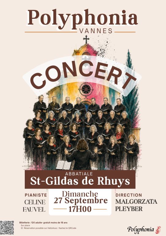 Concert Chorale POLYPHONIA &agrave; l'abbatiale de St ...