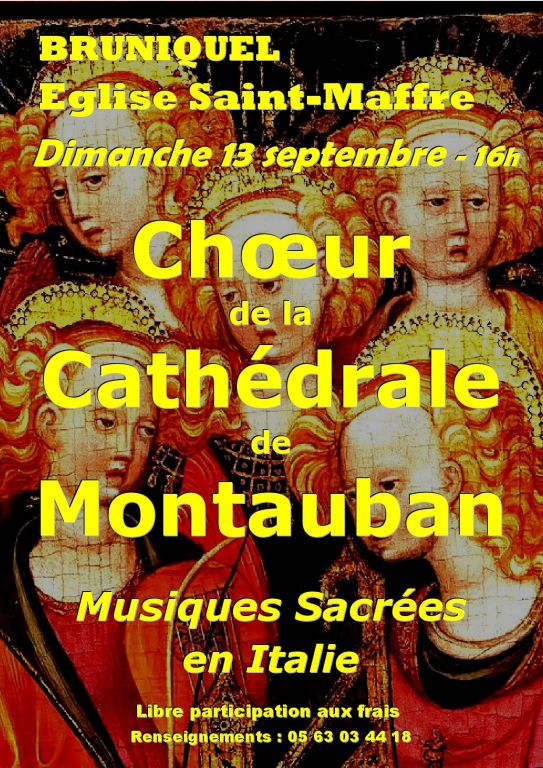 Concert du Choeur de la Cath&eacute;drale de Montauba ...