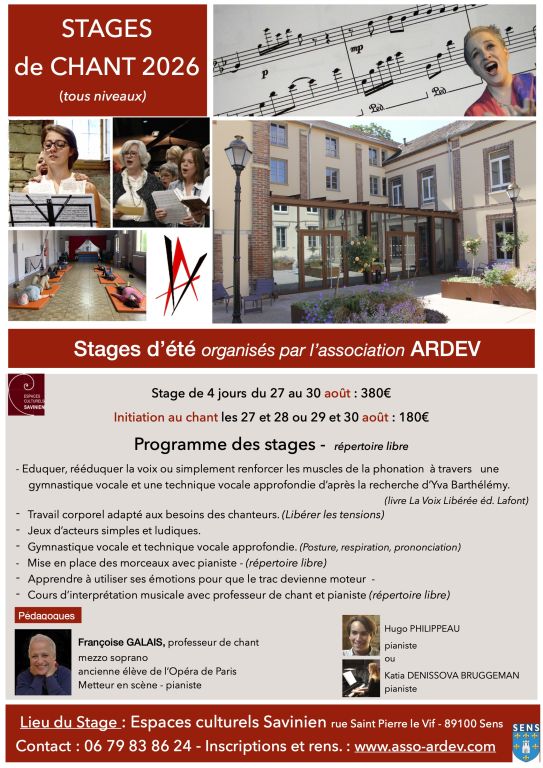 2 jours d'initiation au chant