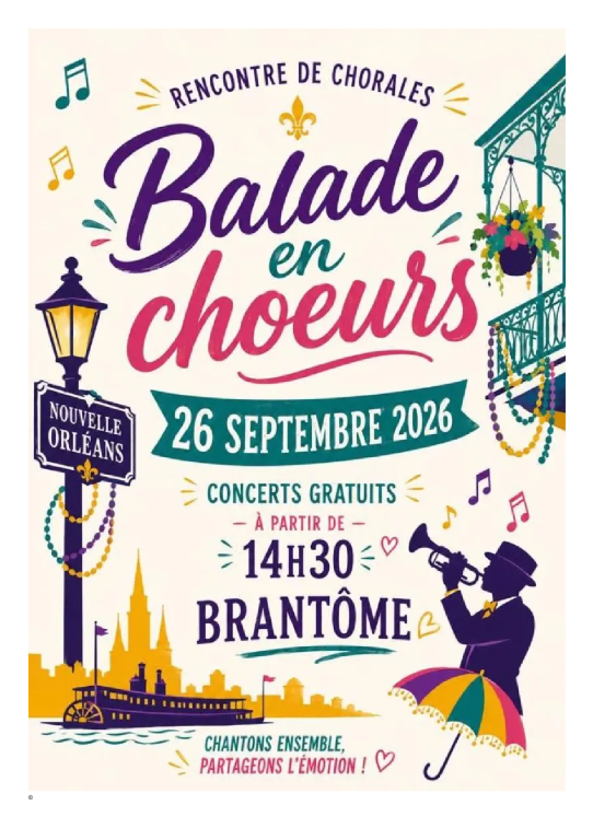 Balade en choeurs : quatri&egrave;me &eacute;dition
