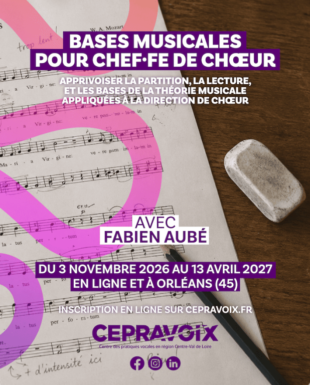Bases musicales pour chef&middot;fe de ch&oelig;ur