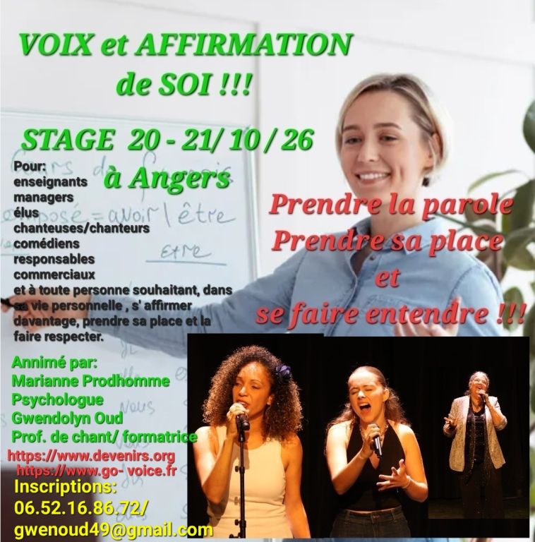 VOIX et AFFIRMATION de SOI
