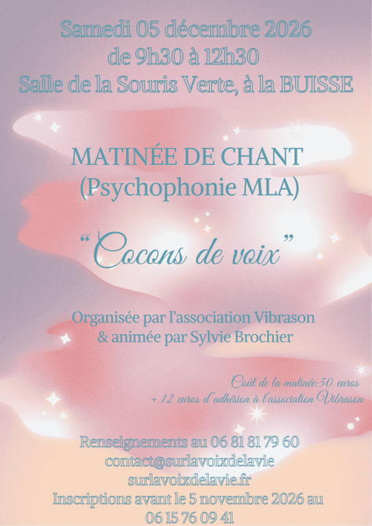 MATIN&Eacute;ES CHANTANTES &Agrave; LA BUISSE (38)