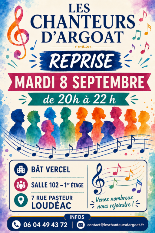 Reprise des r&eacute;p&eacute;titions