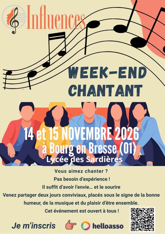 Week-end chantant &agrave; Bourg en Bresse