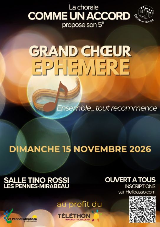 GRAND CHOEUR EPHEMERE 5e &eacute;dition