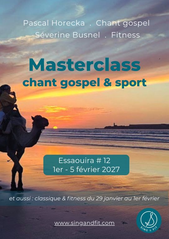 Masterclass Gospel et fitness sp&eacute;cial chanteur ...