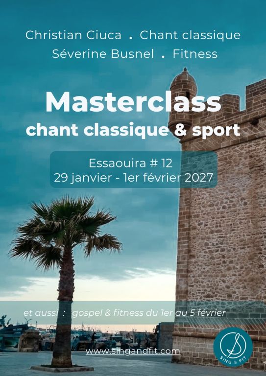 Masterclass Chant classique et fitness sp&eacute;cial ...