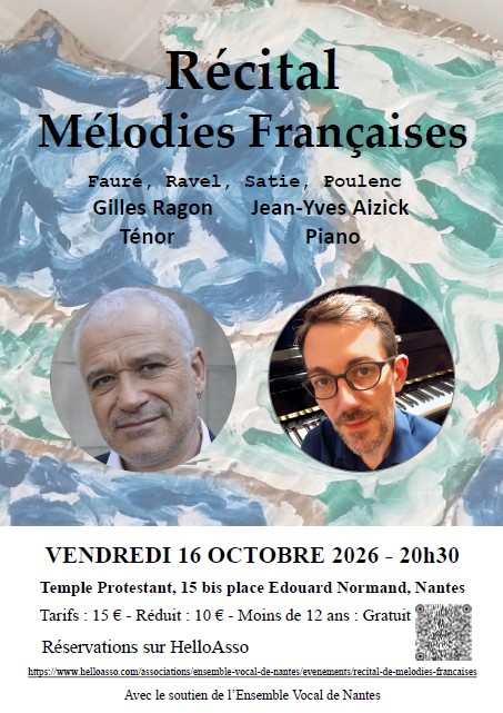 R&eacute;cital de M&eacute;lodie francaises