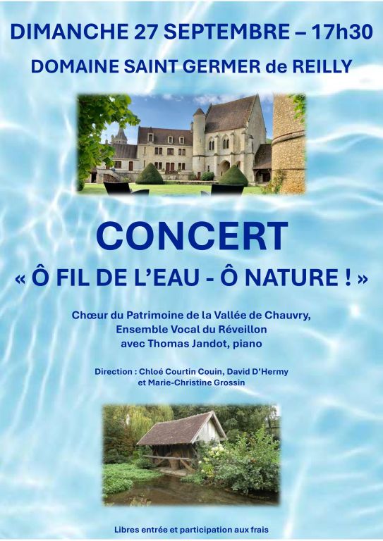 Concert "&Ocirc; FIL DE L'EAU - &Ocirc; NATURE ! "