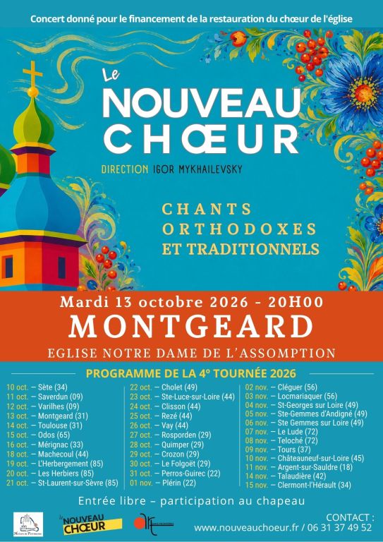 MONTGEARD / Le Nouveau Choeur/chants orthodoxe ...