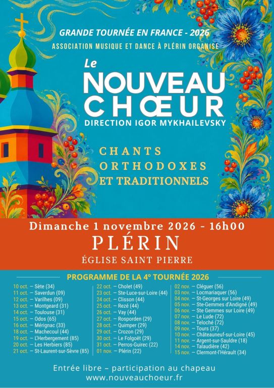 PL&Eacute;RIN/Le Nouveau Choeur/chants orthodoxes et  ...