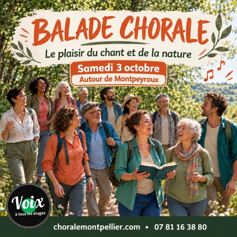Balade chorale &laquo; Autour de Montpeyroux &raquo;