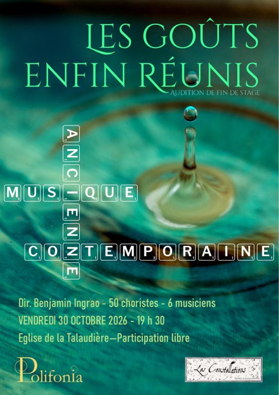 Concert de fin de stage "Les Go&ucirc;ts enfins R&eacute;unis"