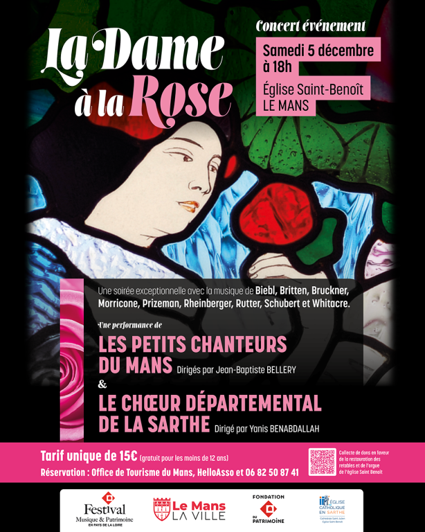 LA DAME &Agrave; LA ROSE