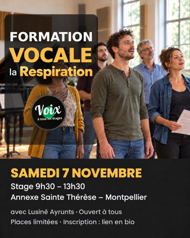 Stage de chant : Formation vocale &ndash; Respiratio ...