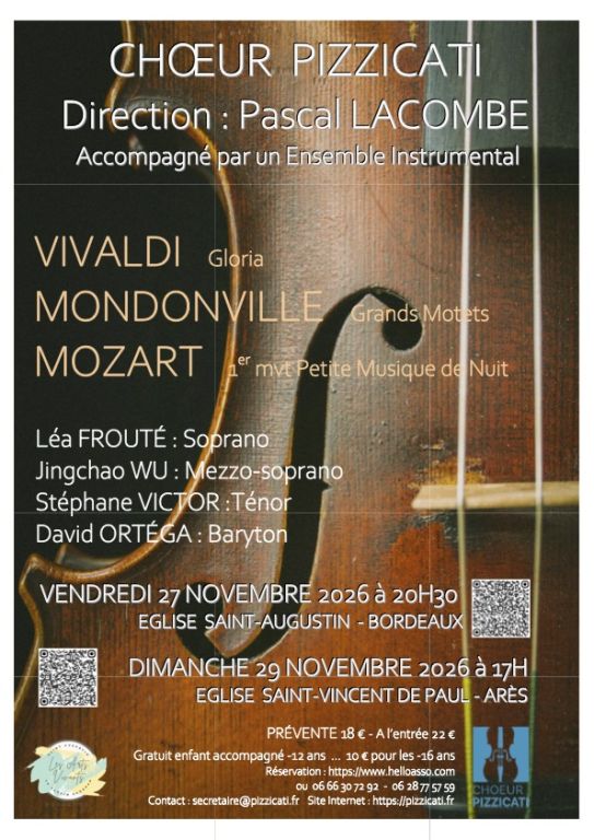 Concert Baroque Mondonville Vivaldi &agrave; Saint Au ...