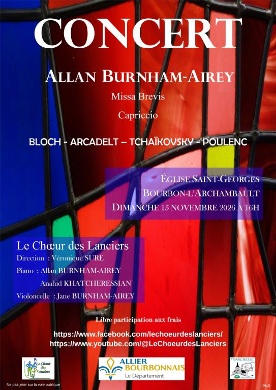 Concert Choeur des Lanciers : Missa Brevis de  ...