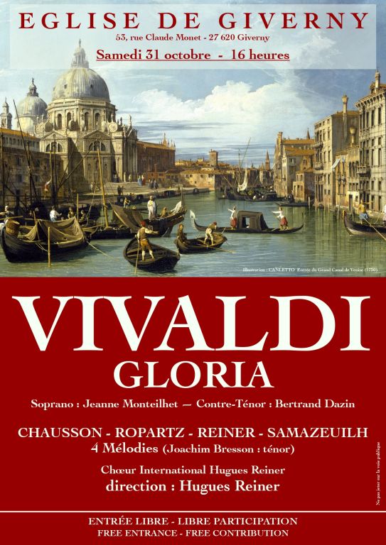 Gloria de Vivaldi &agrave; Giverny !