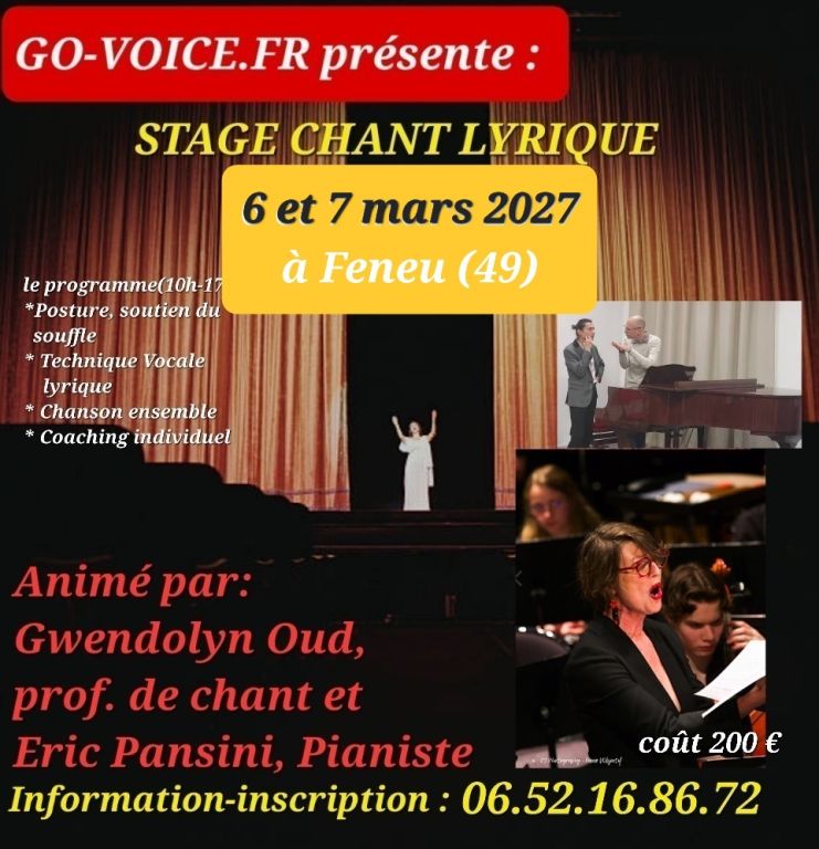 Stage CHANT LYRIQUE